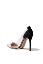 Plexy And Patent Leather Pumps